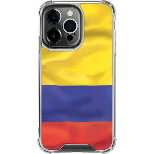 Colombia Flag iPhone 16 Pro Clear Case